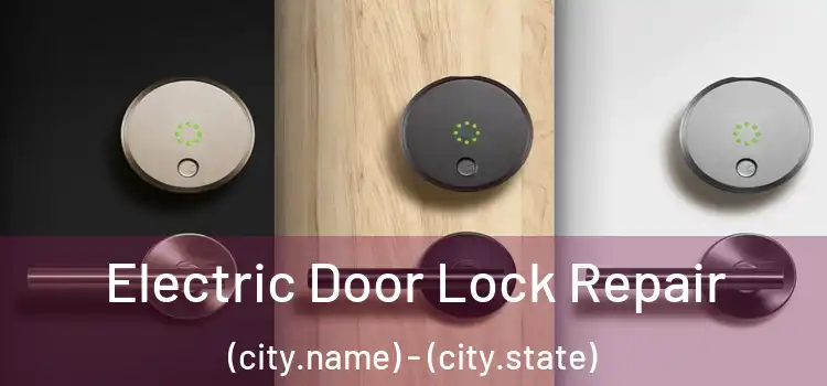 Electric Door Lock Repair (city.name) - (city.state)